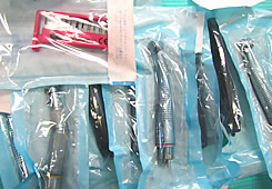 滅菌された機器